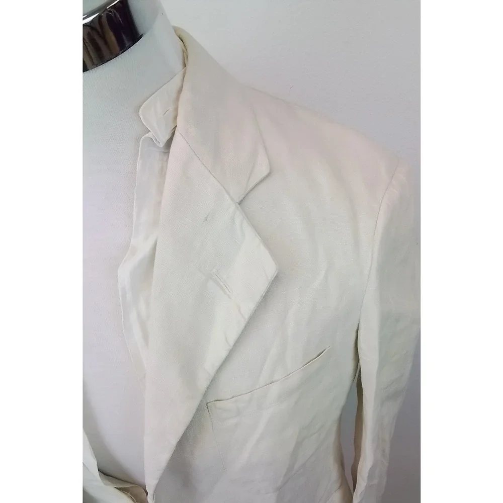 Antique Strawbridge Clothier 1920s White Suit S/XS Jacket Vest Shirt #J3081